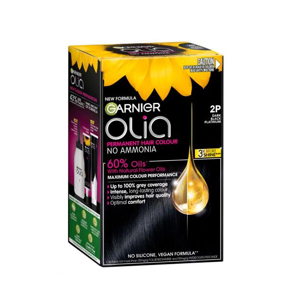 Olia Hair Colour 2p Platinum Black