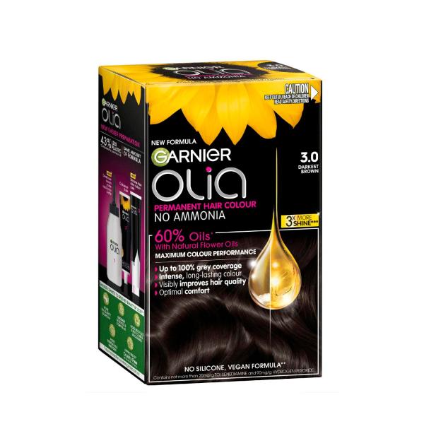 Olia Hair Colour 3.0 Soft Black