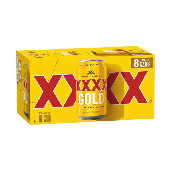 Gold 8pk Can 375ml