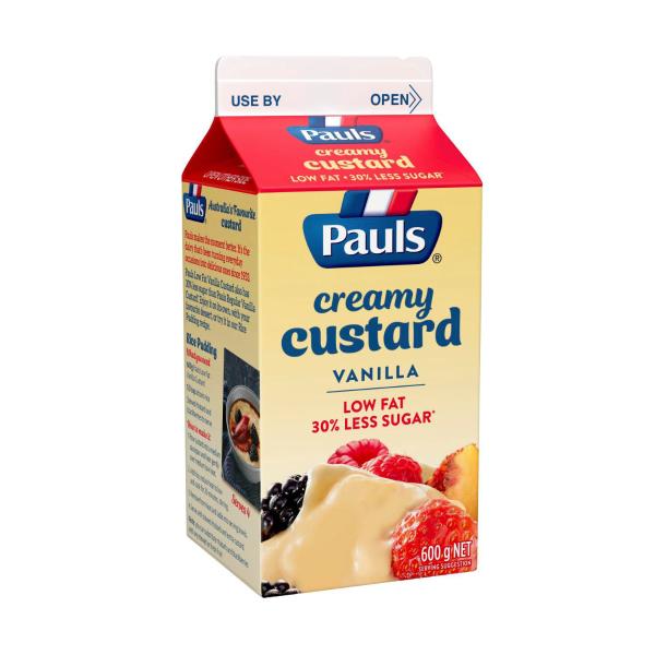 Low Fat Less Sugar Vanilla Custard