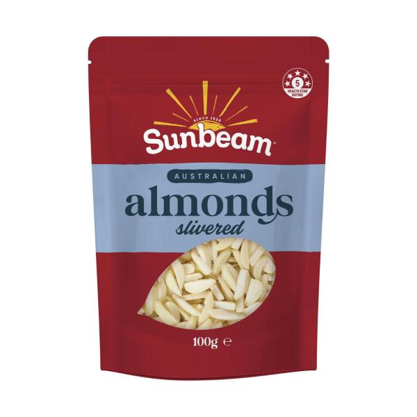 Sunbeam Australian Nuts Slivered Almonds 100g product image