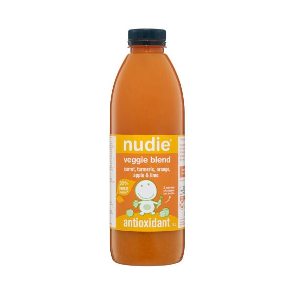 Nudie Antioxidant Carrot Tumeric Orange Apple Lime 1L product image