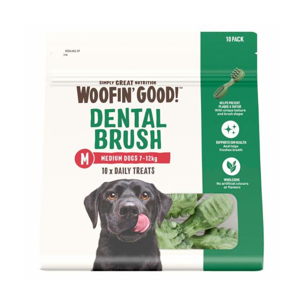 Dog Woofbrush Medium Buy Woofin Good Dental Brush Medium Dog Treat
