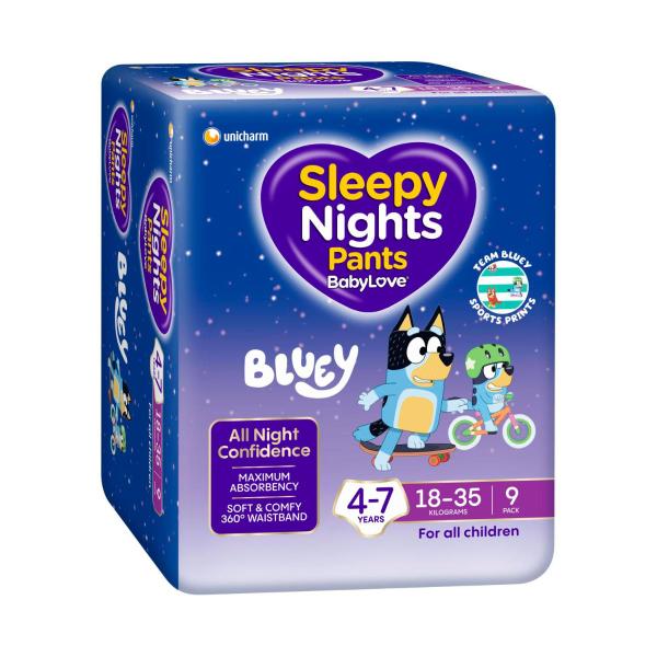 Sleepynights Night Time Pants 4-7 Years (18-35kg)