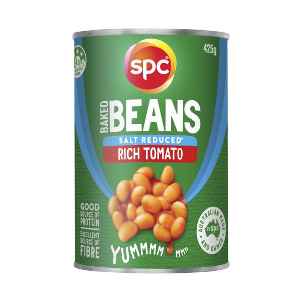 SPC Baked Beans in Rich Tomato Salt Reduced 425g product image