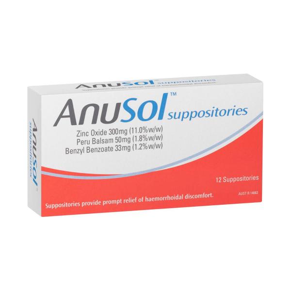 Buy Anusol Suppositories 12 pack | Coles