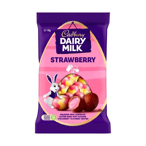Strawberry Easter Chocolate Eggs Bag
