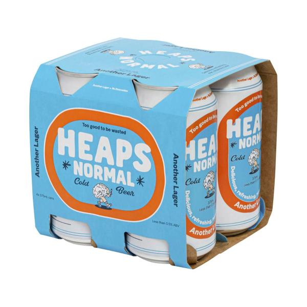 Heaps Normal In Store Buy Heaps Normal Another Lager Can 4x375mL 4 pack | Coles