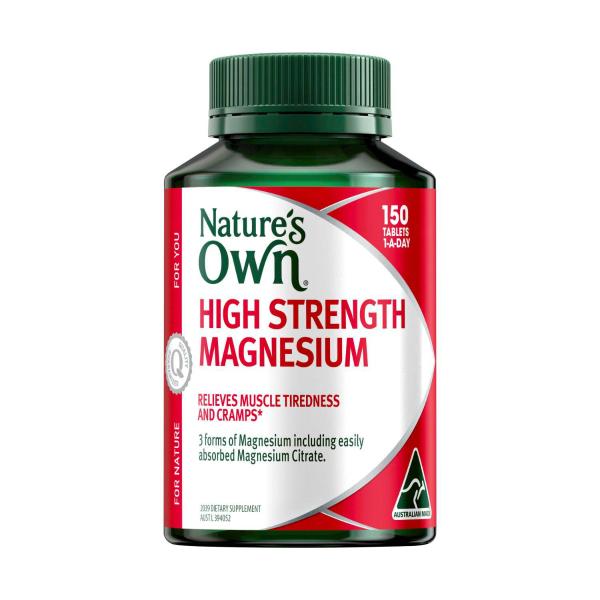 Nature's Own High Strength Magnesium Muscle Health Capsules | 150 pack – Coles