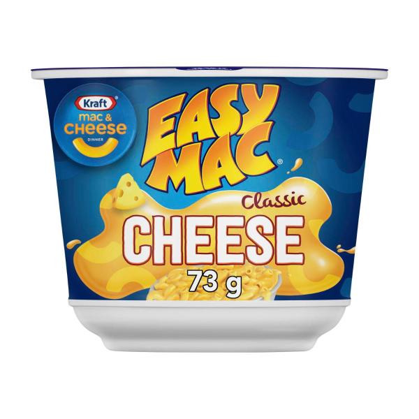 Kraft Easy Mac And Cheese Classic Cheese Pasta Bowl Macaroni Noodles 73g product image