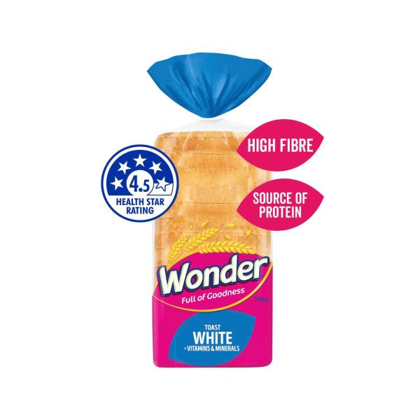 Wonder Bread + Vitamins Toast 700g product image