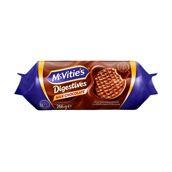 Mcvities Digestives Biscuits Milk Chocolate 266g