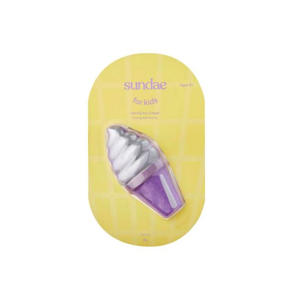 For Kids Fizzing Bath Bomb Vanilla Ice Cream
