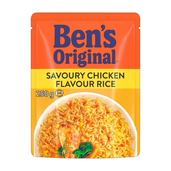 Ben's Original Savoury Chicken Flavour Rice Pouch 250g