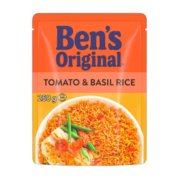 Ben's Original Tomato & Basil Rice Pouch 250g product image