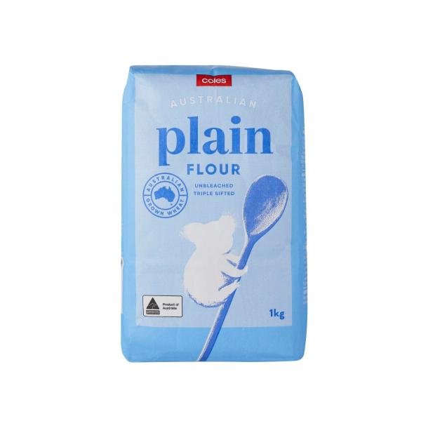 Coles White Plain Flour 1Kg product image