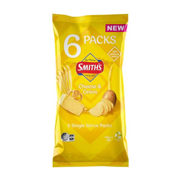 cheese and onion chips coles