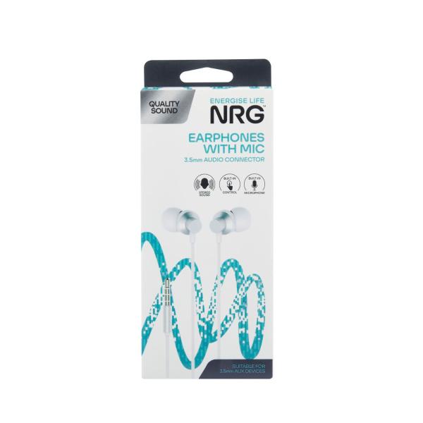 Wired Earphones With Mic 3.5mm Audio