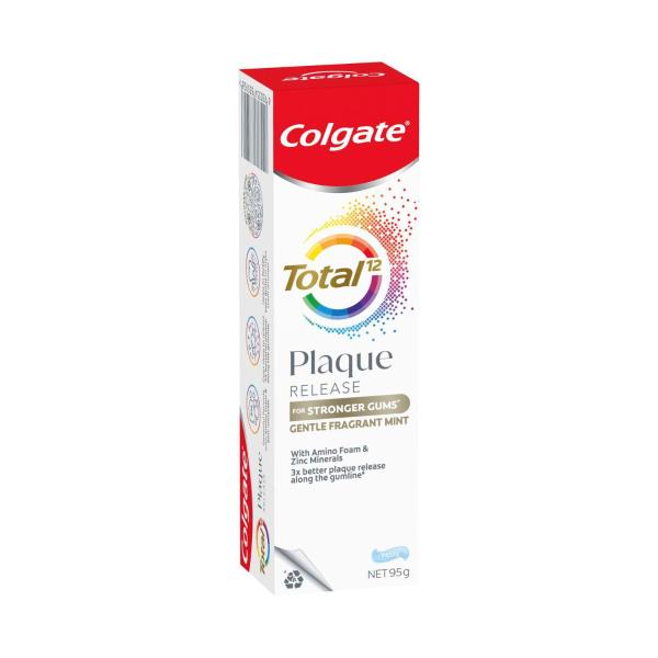 Colgate Total Toothpaste Plaque Release & Gum Gentle Fragrant Mint 95g product image