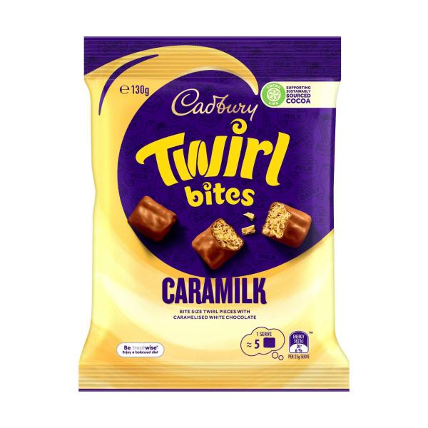 Twirl Caramilk Milk Chocolate Bites