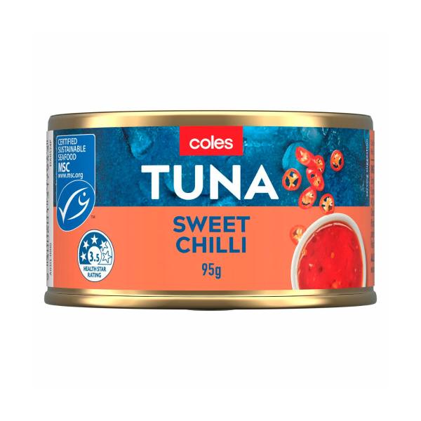 Coles Tuna Sweet Chilli 95g