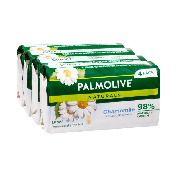 Palmolive Naturals Balanced & Mild With Chamomile Extracts 4 pack