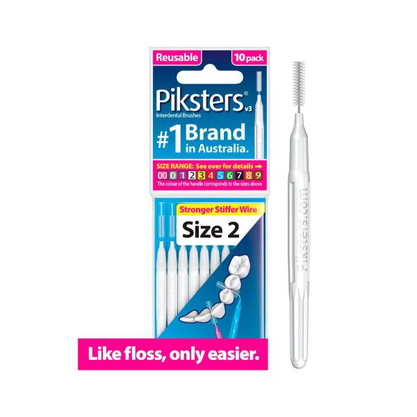 Interdental Brushes White Size 2