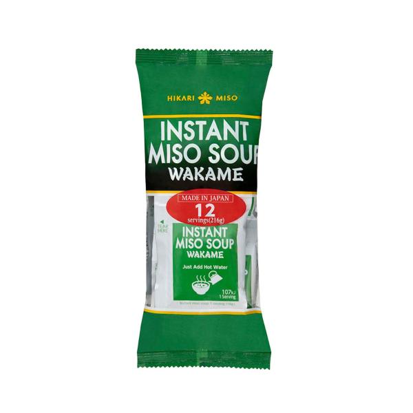 Wakame Instant Miso Soup 12 Pack