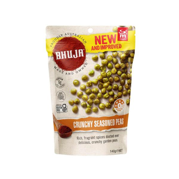 Bhuja Crunchy Seasoned Peas 140g product image