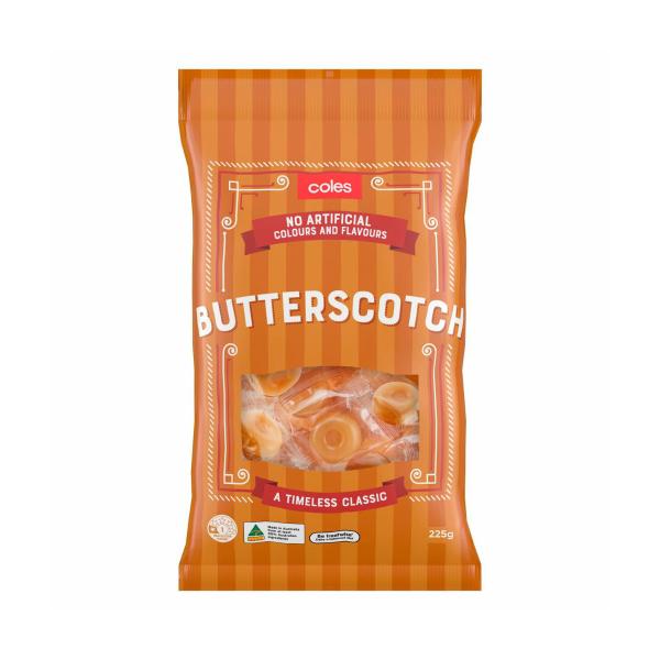 Coles Butterscotch 225g product image