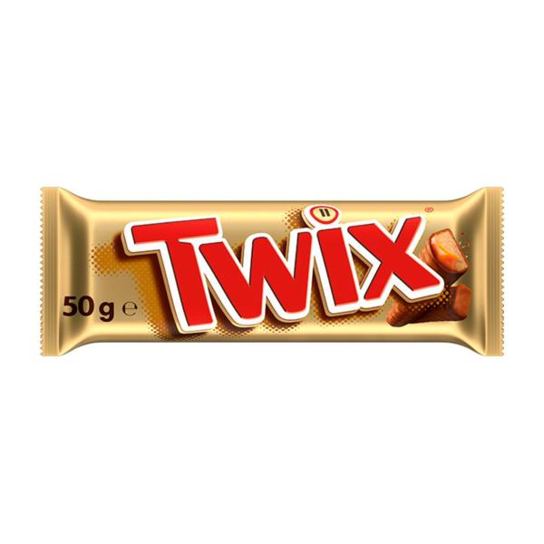 Twix Milk Chocolate Bar With Caramel Biscuit | 50g – Coles