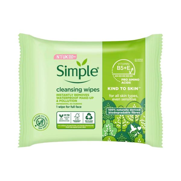 Cleansing Facial Wipes Kind To Skin Biodegradable