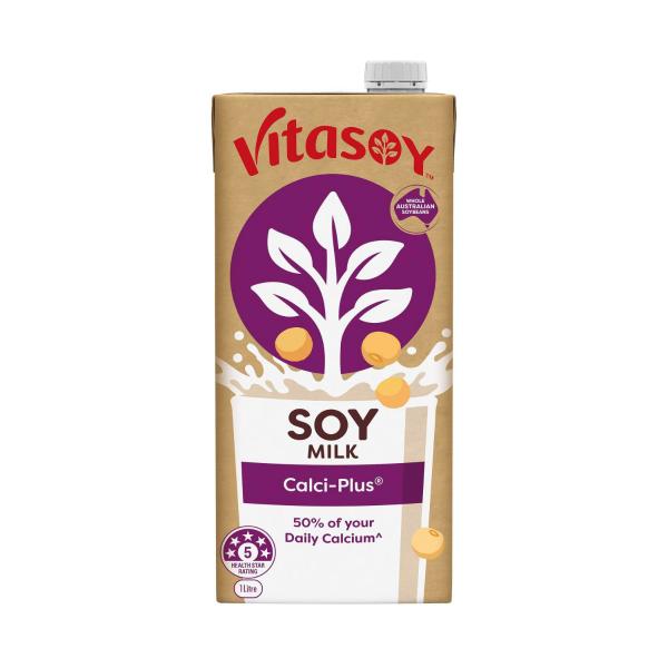 Calci-plus Long Life Soy Milk 1l
