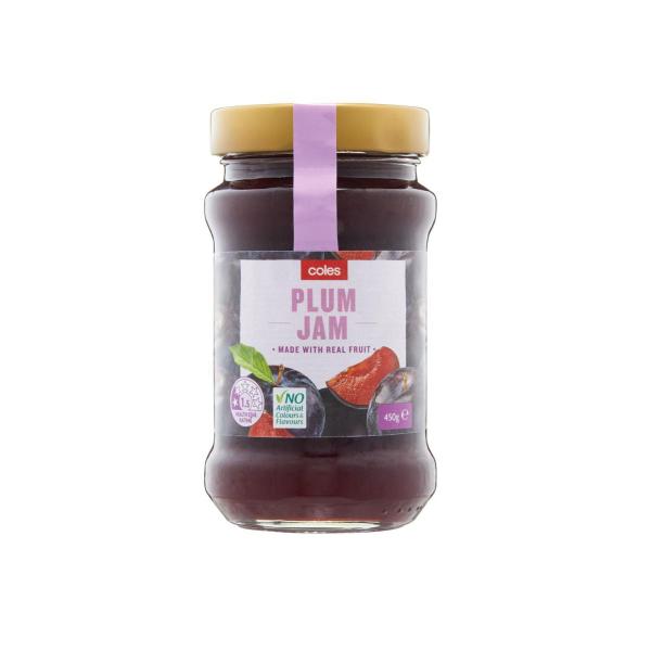 Coles Plum Jam 450g product image