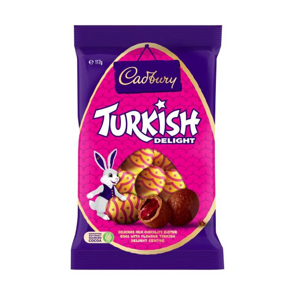 Turkish Delight Easter Chocolate Eggs Bag