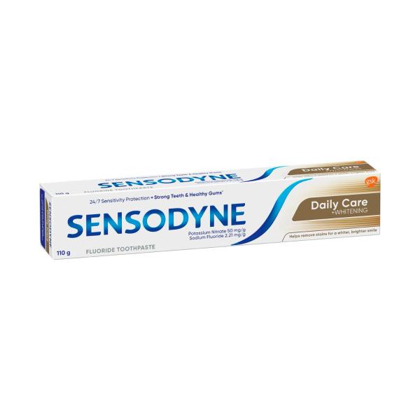 Sensodyne Daily Care and Whitening Toothpaste for Sensitive Teeth | 110g
