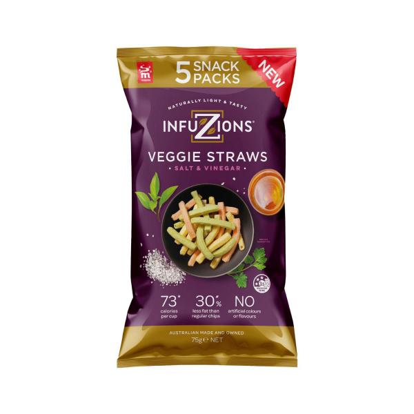 Veggie Straws Salt & Vinegar 5 Pack