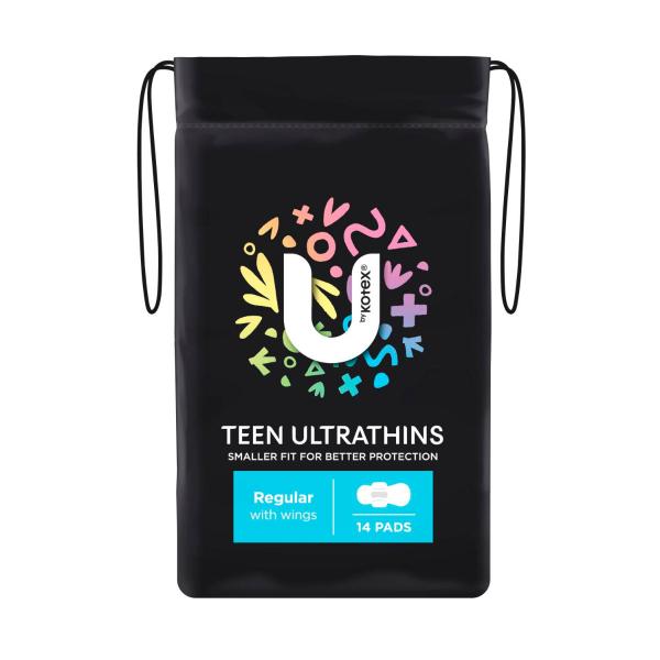 Pads Ultra Thin Teen Regular With Wings