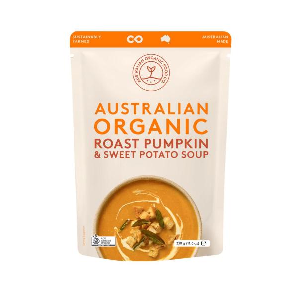 Roast Pumpkin & Sweet Potato Soup