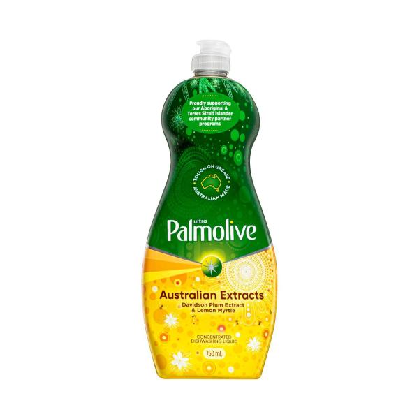 Palmolive Dishwashing Liquid Ultra Australian Extracts Lemon Myrtle & Davidson Plum 750mL