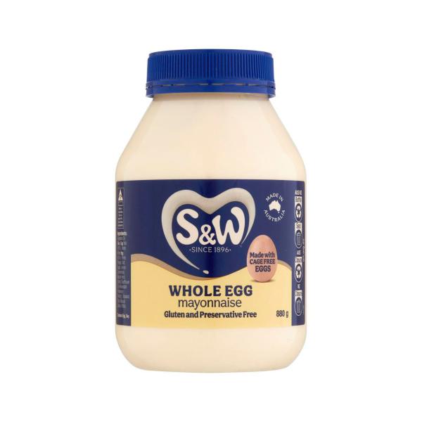 S&W Real Whole Egg Mayonnaise 880g product image