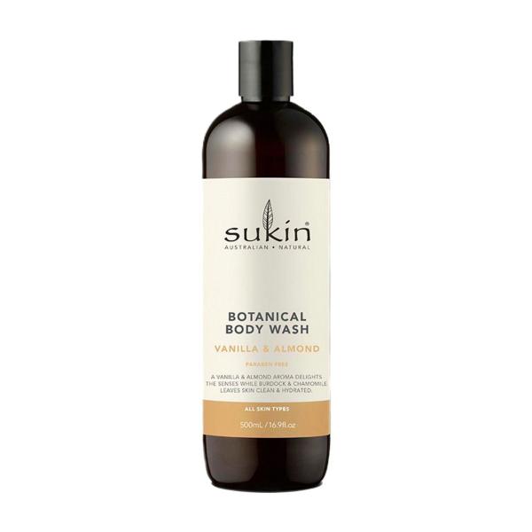 Sukin Body Wash Vanilla & Almond 500mL product image