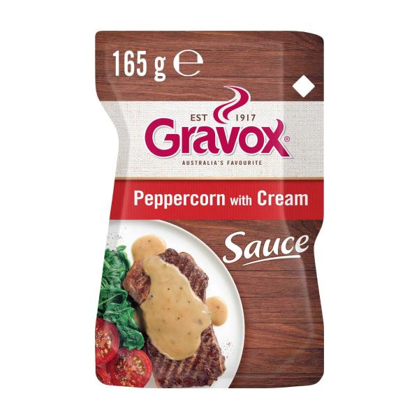 Gravox Peppercorn With Cream Sauce Liquid Pouch 165g