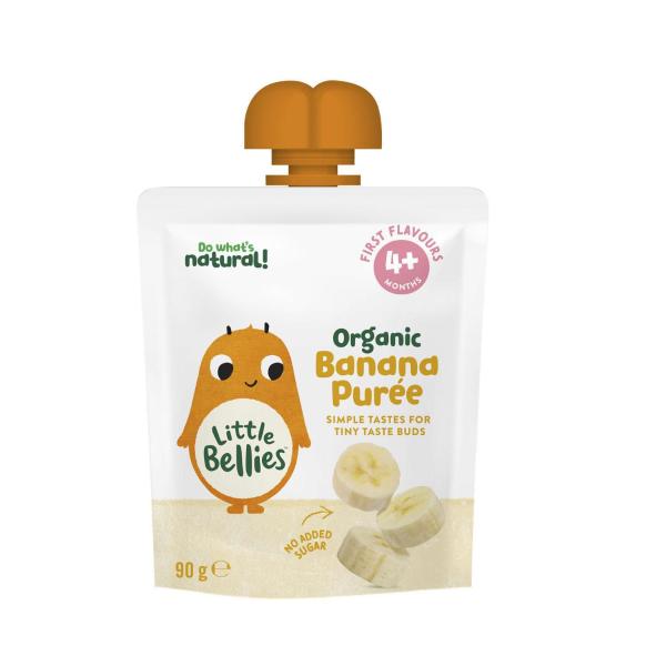 Buy Little Bellies Organic Banana Puree 4+ Months 90g Coles