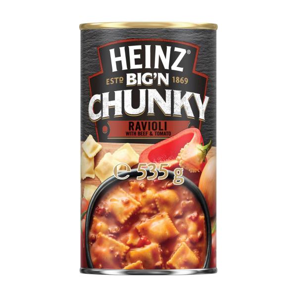 Big'n Chunky Soup Ravioli With Beef & Tomato