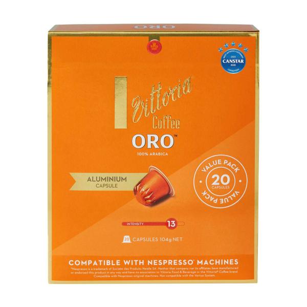 Oro Nespresso Compatible Aluminium Coffee Capsules