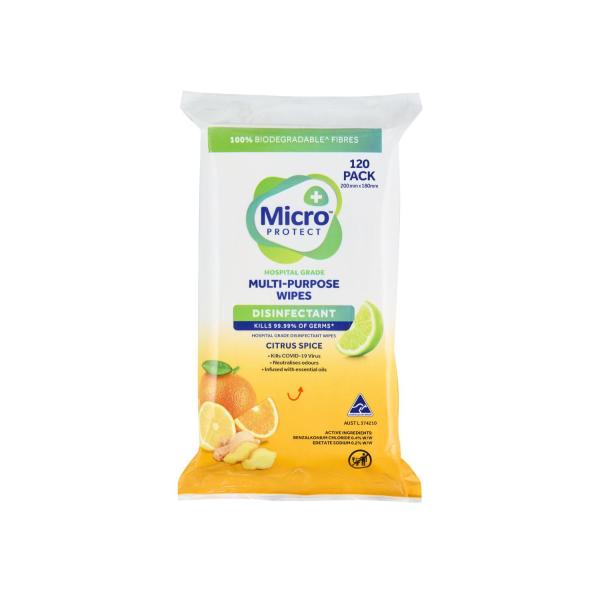 Multipurpose Wipes Citrus Spice