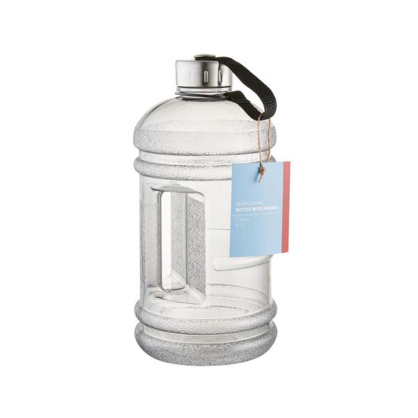 Buy Clear Sport Drink Bottle With Handle 2.2l 1 each | Coles