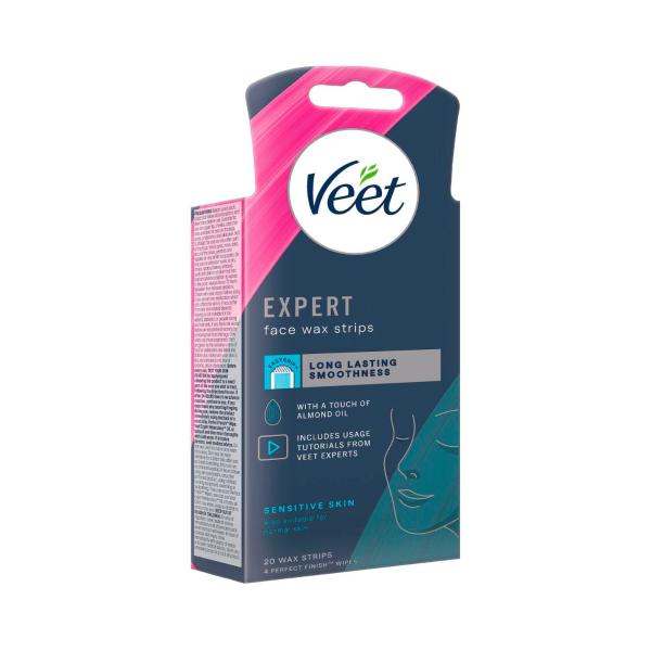 Expert Face Hair Removal Cold Wax Strips For Sensitive Skin