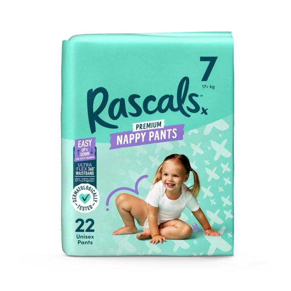 Premium Nappy Pants Size 7 (17+kg)